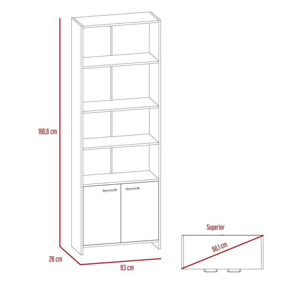 Libreria Estanteria Z63 RTA Blanco Duna