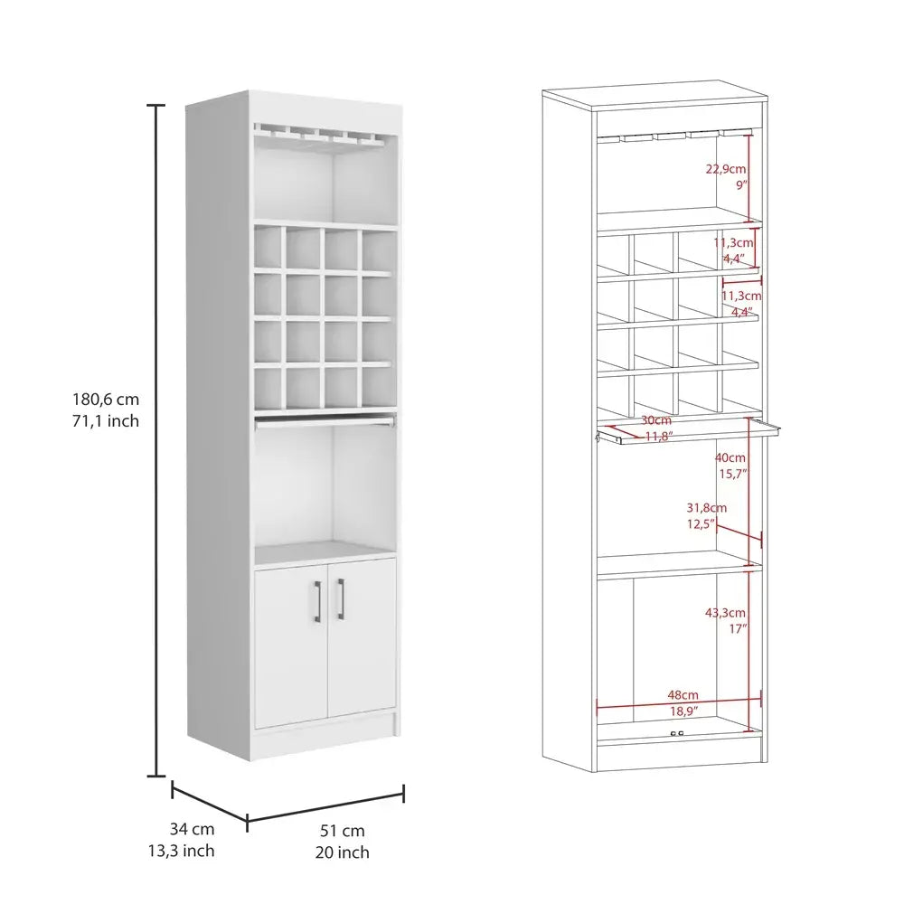 Mueble Bar Kava RTA Blanco