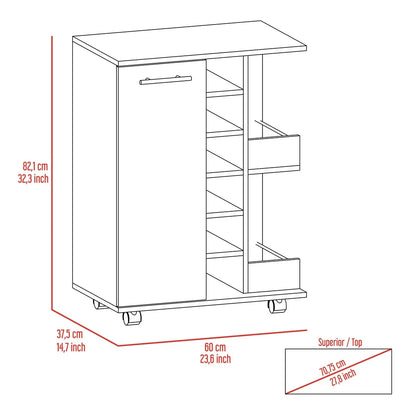 Bar Cart TuHome Ceniza