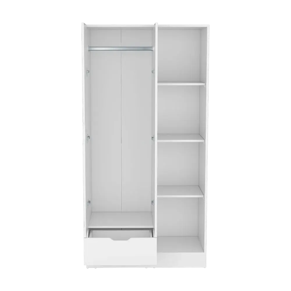 Closet 2 Puertas 1 Cajon RTA Blanco