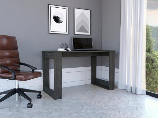 Escritorio Elora, Gris, Ideal Para Espacios de Trabajo ZF - VIRTUAL MUEBLES