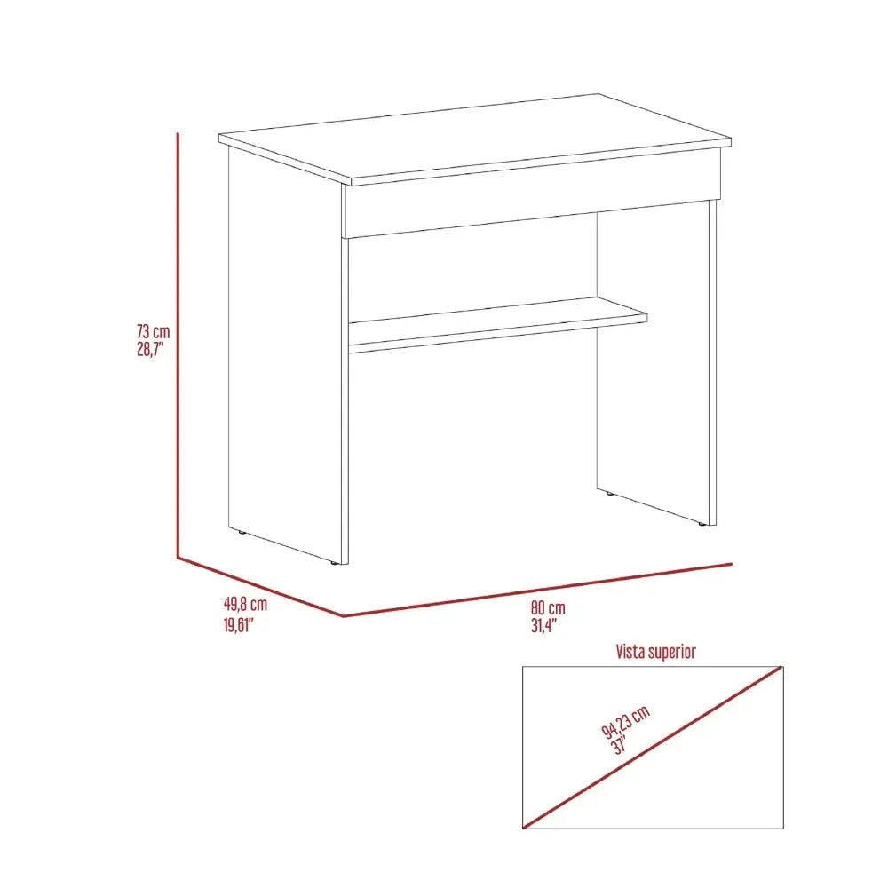 Escritorio Ohio Z80 Cajon RTA Blanco Agave