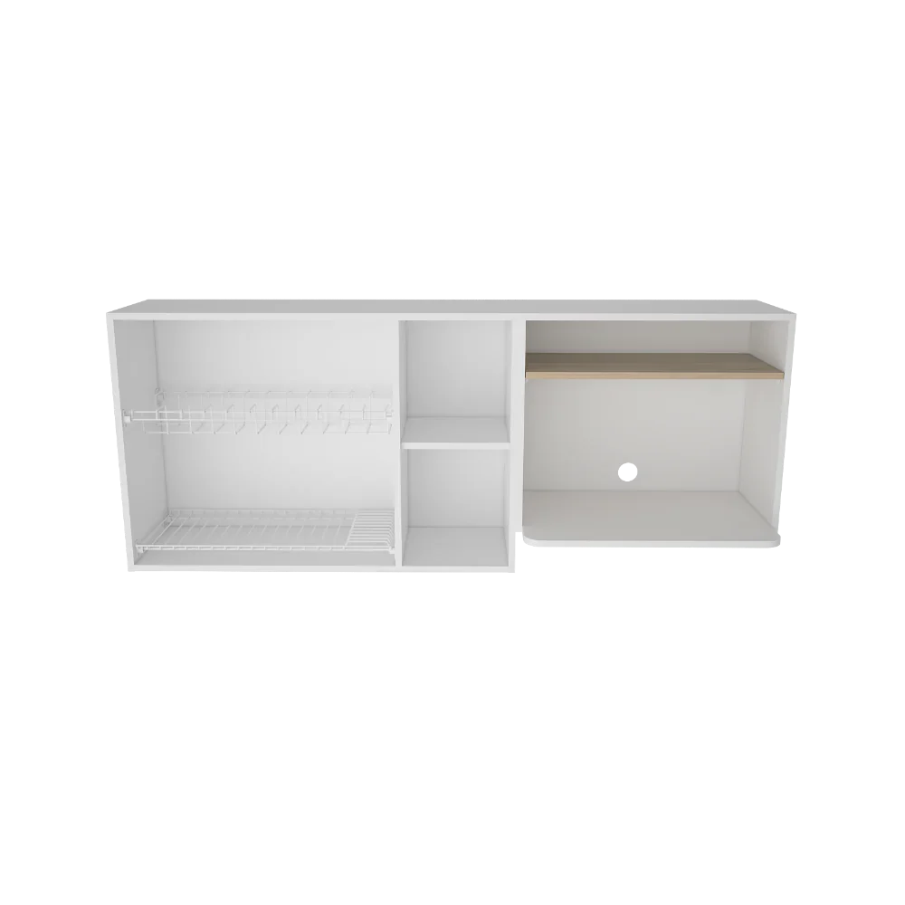 Gabinete Superior Gina Cocina RTA Blanco Rovere