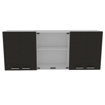 Gabinete de Cocina Superior 150 Vidrio RTA Blanco Wengue