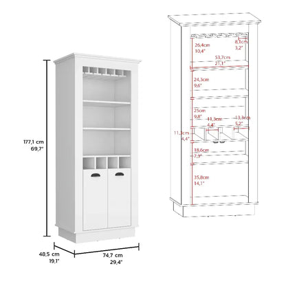 Mueble Bar Lafayette RTA Macadamia