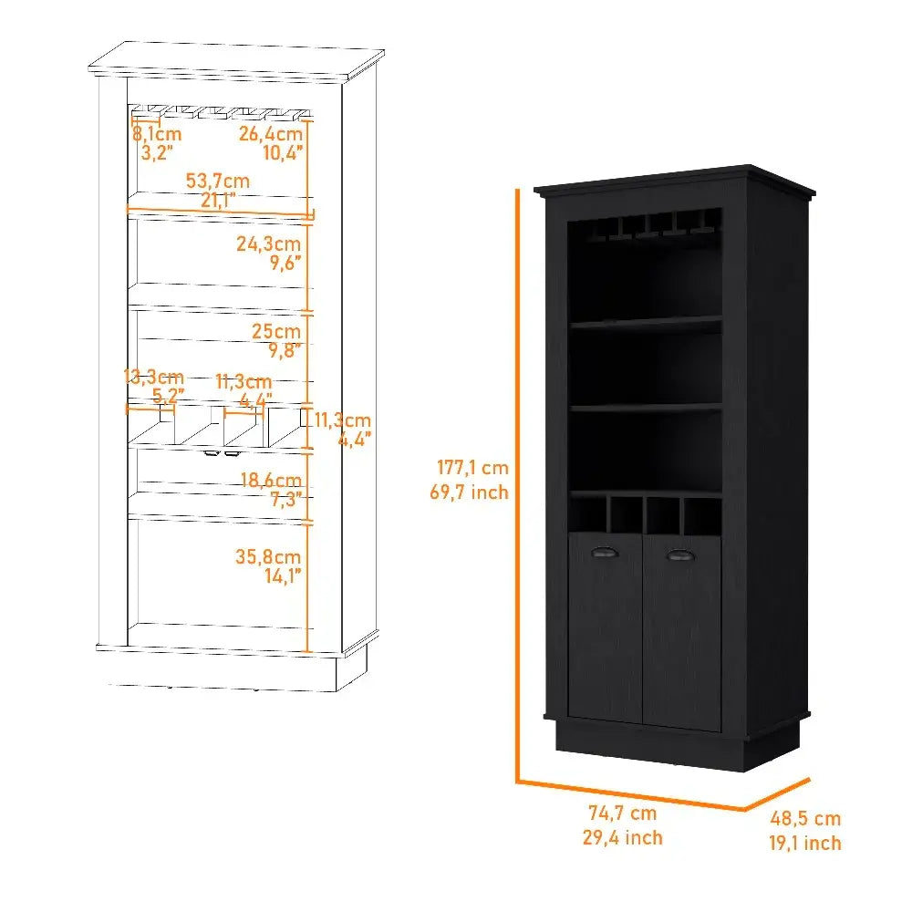 Mueble Bar Lafayette RTA Wengue