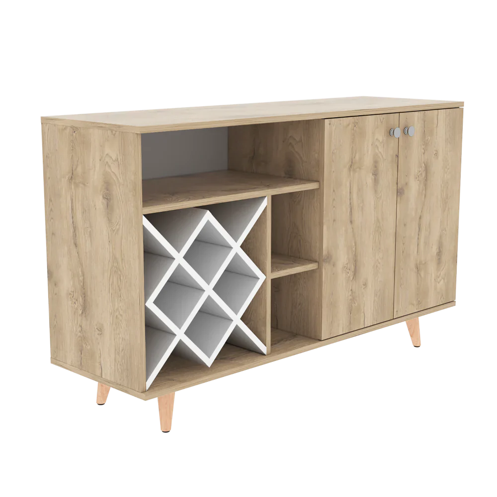 Mueble Bar Vithi RTA Macadamia Blanco