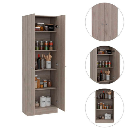 Mueble Alacena Multiusos RTA Ceniza Blanco