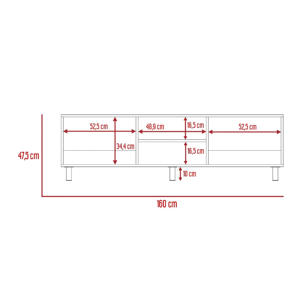 Rack para TV Tunez 160 RTA Blanco