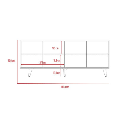 Rack para TV Bora RTA Rovere Blanco Marquez